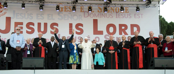 Pope Francis at CCR 50th
                          anniversary