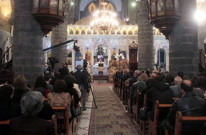 Christmas Day2017 liturgy in Aleppo, Syria