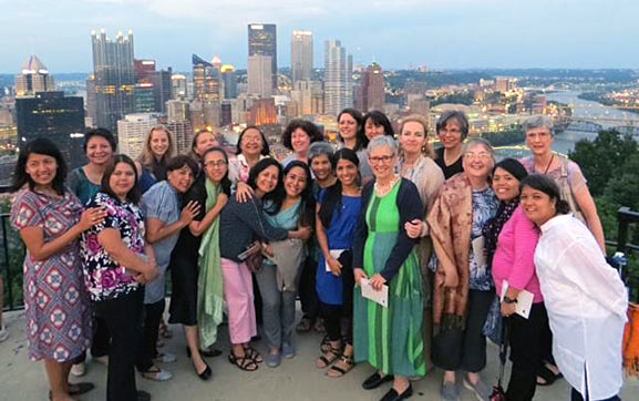 Bethany women enjoy Pittsburgh skyline