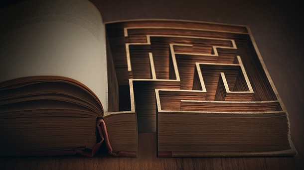 Bible an maze by Kevin Carden