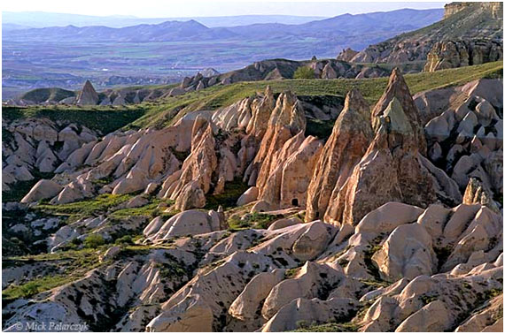 rugged landscape of Cappadocia