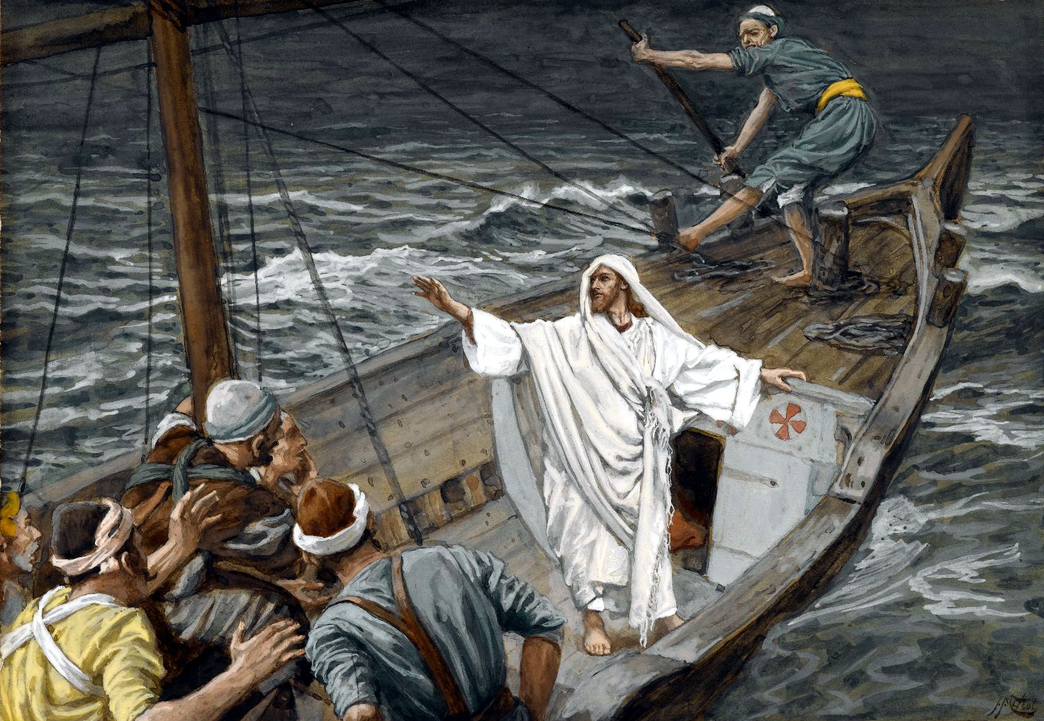 Life of
                    Christ painting by James Tissot