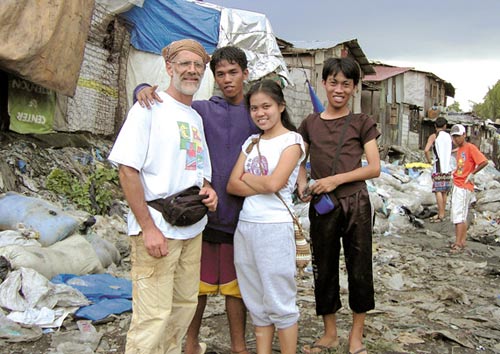 Dave Quintana in Philippine slums