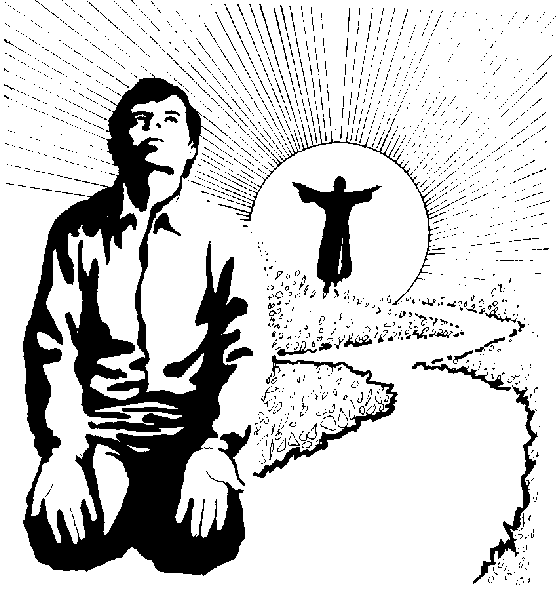 kneeling before God