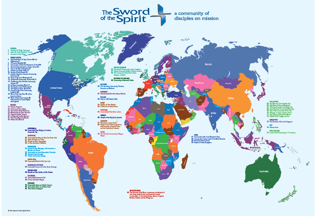 Sword of the Spirit communities
                          worldwide