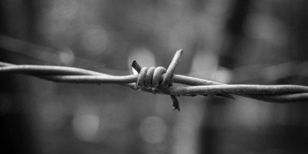 barbed prison wire