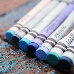 blue
                            crayons